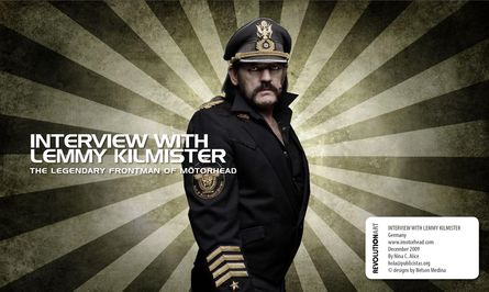 Interview Nina C. Alice - Lemmy Kilmister