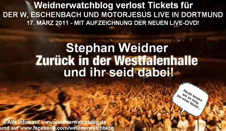 Weidnerwatchblog verlost Tickets für das Dortmund-Konzert