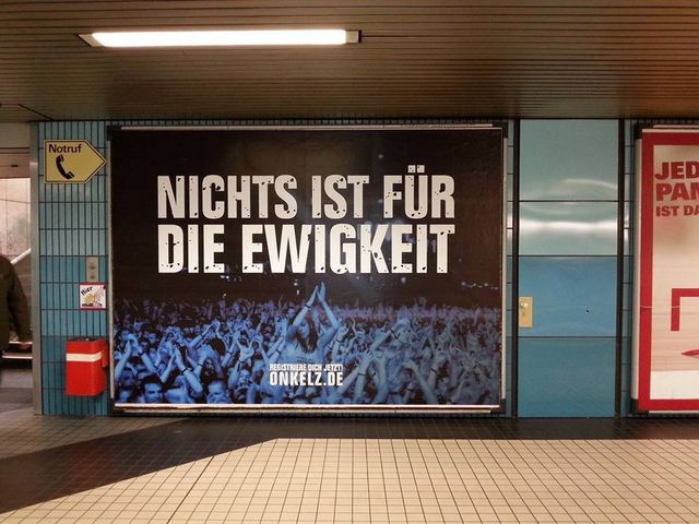 Onkelz-Plakat in Köln